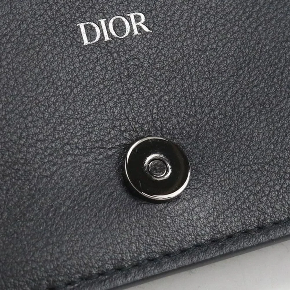Dior Business Card Holder Oblique Jacquard